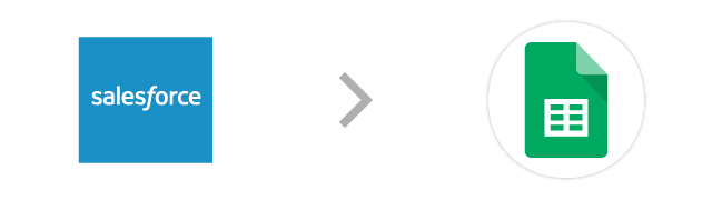 Salesforce→スプレッドシート
