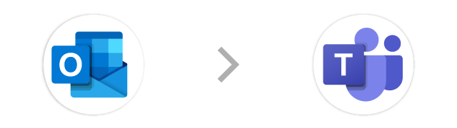 Outlook→Microsort Teams