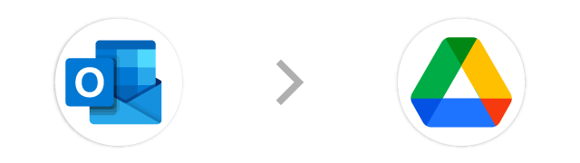 Outlook→Google Drive