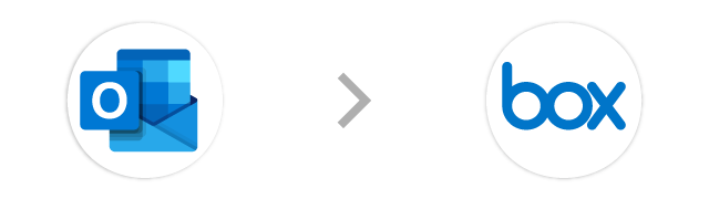 Outlook→Box