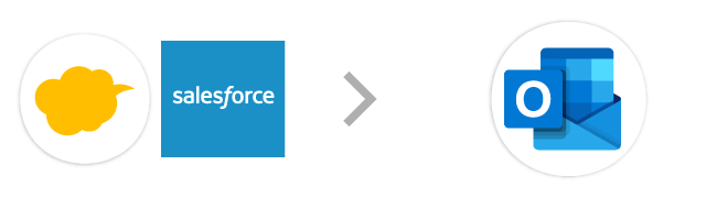 kintone/Salesforce→Outlook